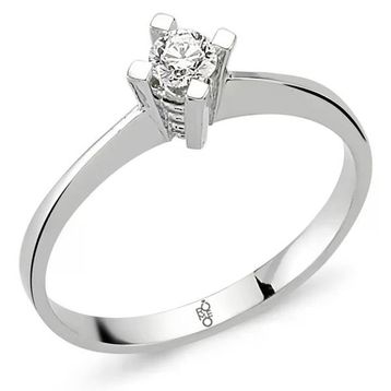 Harem Altın RM-10019 0.18 Karat Tektaş Pırlanta Yüzük