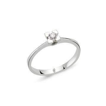 Harem Altın RM-10027 Romeo 0.15 ct Pırlanta Tektaş Yüzük