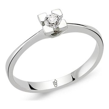 Harem Altın RM-10027 Romeo 0.15 ct Pırlanta Tektaş Yüzük