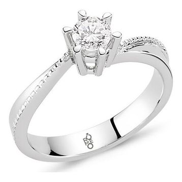 Harem Altın RM-10032 0.40 ct Pırlanta Tektaş Yüzük