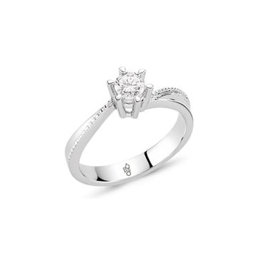 Harem Altın RM-10032 0.40 ct Pırlanta Tektaş Yüzük