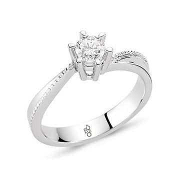 Harem Altın RM-10032 0.40 ct Pırlanta Tektaş Yüzük