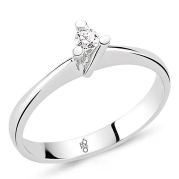 Harem Altın RM-10035 Romeo 0.15 ct Pırlanta Tektaş Yüzük