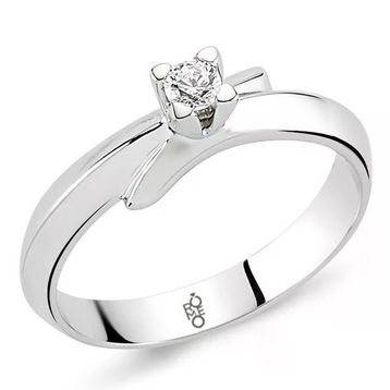 Harem Altın RM-10040 0.15 Karat Romeo Pırlanta Tek Taş Yüzük