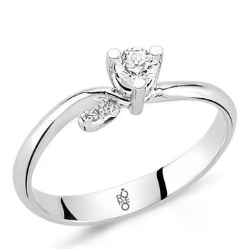 Harem Altın RM-10044 0.18 Karat Romeo Pırlanta Tek Taş Yüzük