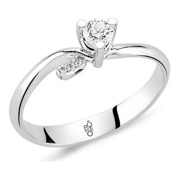 Harem Altın RM-10044 0.18 Karat Romeo Pırlanta Tek Taş Yüzük