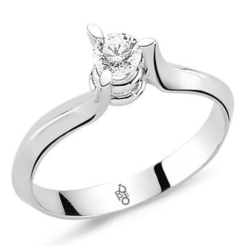 Harem Altın RM-10046 0.25 ct Pırlanta Tektaş Yüzük