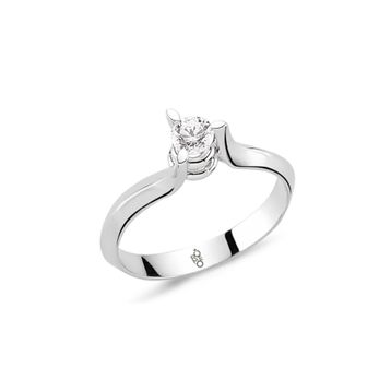 Harem Altın RM-10046 0.25 ct Pırlanta Tektaş Yüzük