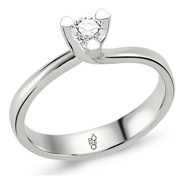 Harem Altın RM10014 18 Ayar Altın 0.25 Ct Pırlanta Tektaş Yüzük