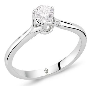 Harem Altın RM30063 0.30 ct F Renk Hrd Sertifikalı Pırlanta Tektaş Yüzük