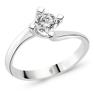 Harem Altın RMY503 18 Ayar Altın 0.50 Ct Pırlanta Tektaş Yüzük