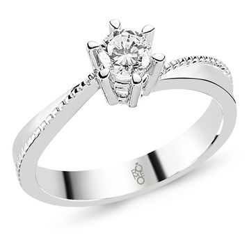 Harem Altın RMY508 0.30 ct Pırlanta Tektaş Yüzük