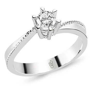 Harem Altın RMY508 0.30 ct Pırlanta Tektaş Yüzük