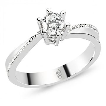 Harem Altın RMY508 0.30 ct Pırlanta Tektaş Yüzük