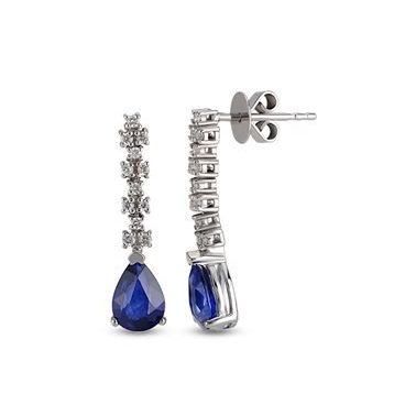 Harem Altın RTK1 1.58 ct Safir Pırlanta Küpe