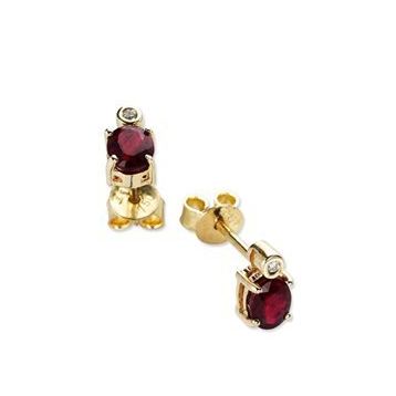 Harem Altın RTK12 1.07 ct Yakut Pırlanta Küpe