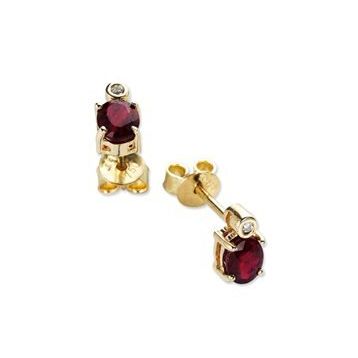 Harem Altın RTK12 1.07 ct Yakut Pırlanta Küpe