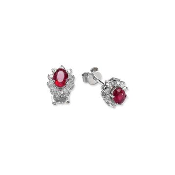 Harem Altın RTK13 2.91 ct Yakut Pırlanta Küpe