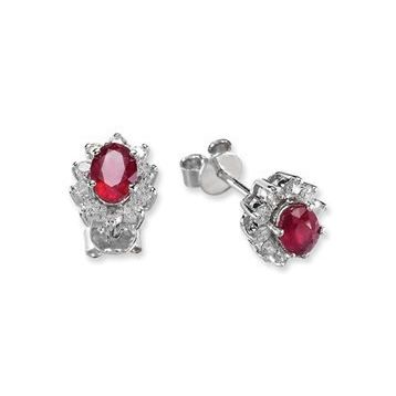 Harem Altın RTK13 2.91 ct Yakut Pırlanta Küpe
