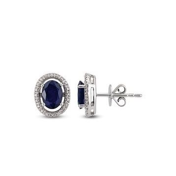 Harem Altın RTK3 1.56 ct Safir Pırlanta Küpe