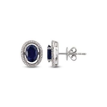 Harem Altın RTK3 1.56 ct Safir Pırlanta Küpe