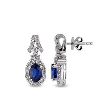 Harem Altın RTK30 2.29 ct Safir Pırlanta Küpe