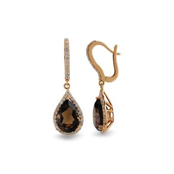 Harem Altın RTK40 4.34 ct Renkli Taşlı Pırlanta Küpe