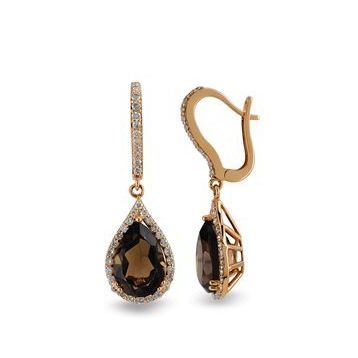 Harem Altın RTK40 4.34 ct Renkli Taşlı Pırlanta Küpe