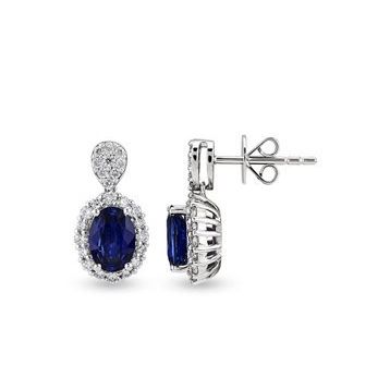 Harem Altın RTK46 2.48 ct Safir Pırlanta Küpe