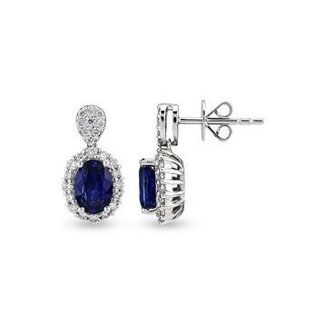 Harem Altın RTK46 2.48 ct Safir Pırlanta Küpe