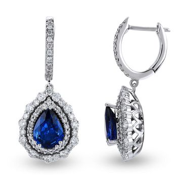 Harem Altın RTK50 3.53 ct Zümrüt Pırlanta Küpe