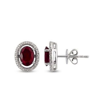Harem Altın RTK9 2.34 ct Yakut Pırlanta Küpe