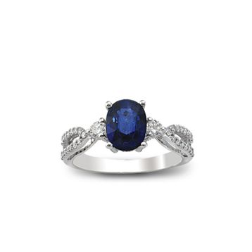 Harem Altın RTY12 Kadın 1.83 ct Pırlanta Safir Yüzük