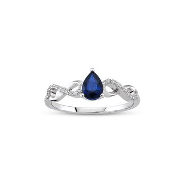 Harem Altın RTY27 0.47 ct Pırlanta Safir Yüzük