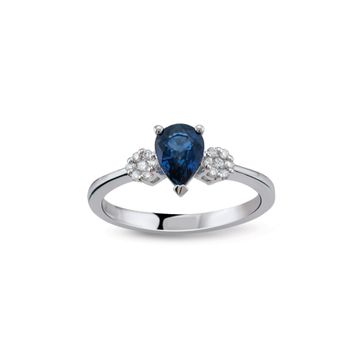 Harem Altın RTY34 Kadın 0.86 ct Pırlanta Safir Yüzük