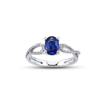 Harem Altın RTY36 Kadın 1.10 ct Pırlanta Safir Yüzük