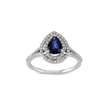 Harem Altın RTY37 Kadın 1.05 ct Pırlanta Safir Yüzük