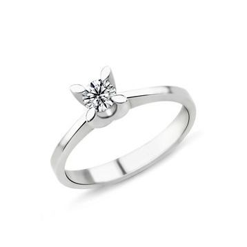 Harem Takı PR125 0.32 ct F Renk HRD Sertifikalı Pırlanta Tektaş Yüzük