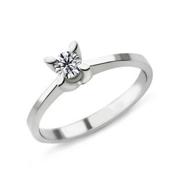 Harem Takı PR221 0.21 ct F Renk Pırlanta Tektaş Yüzük