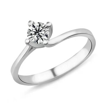 Harem Takı PR274 0.45 ct F Renk HRD Sertifikalı Pırlanta Tektaş Yüzük