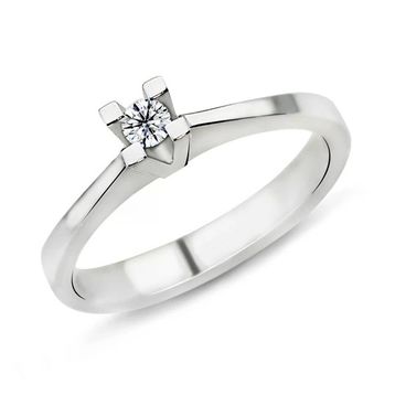 Harem Takı PR282 0.19 ct D Renk Pırlanta Tektaş Yüzük