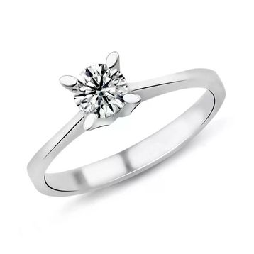 Harem Takı PR367 0.41 ct F Renk HRD Sertifikalı Pırlanta Tektaş Yüzük