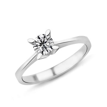 Harem Takı PR367 0.41 ct F Renk HRD Sertifikalı Pırlanta Tektaş Yüzük