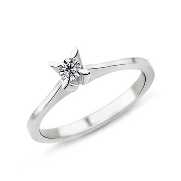 Harem Takı PR376 0.19 ct E Renk Pırlanta Tektaş Yüzük