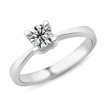 Harem Takı PR475 0.44 ct F Renk HRD Sertifikalı Pırlanta Tektaş Yüzük