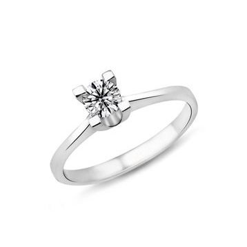 Harem Takı PR95 0.32 ct D Renk HRD Sertifikalı Pırlanta Tektaş Yüzük