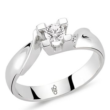 Harem Takı RM10043 0.30 ct Pırlanta Tektaş Yüzük
