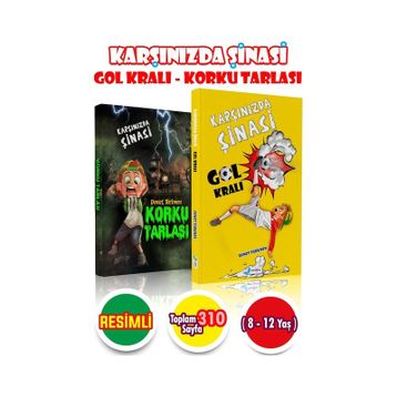 Harika Çocuk Yayınları Demet Türkmen Karşınızda Şinasi Serisi 2 Kitaplı Set