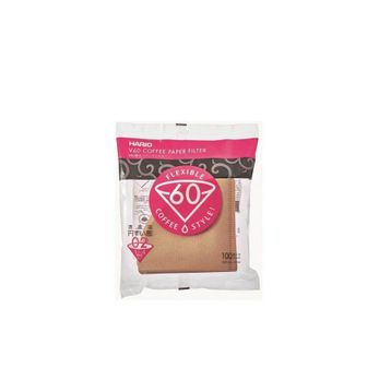 Hario V60 02 100'lü Kahverengi Filtre Kağıdı