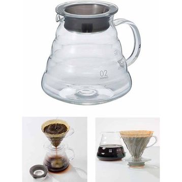 Hario V60 02 600 ml Cam Kahve Servis Sürahisi
